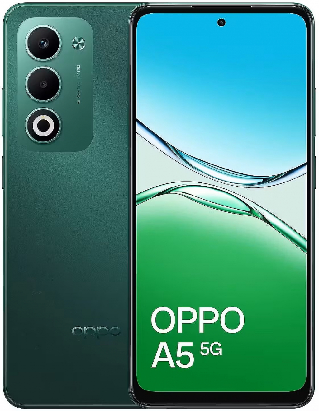 Смартфон Oppo A5 5G 4/128GB Black Green